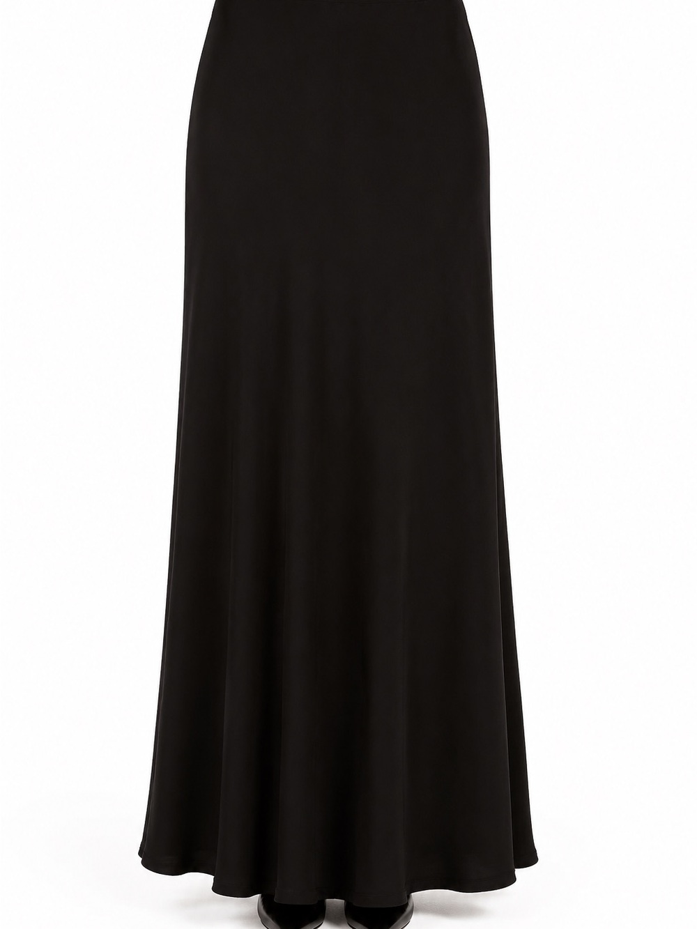 Black Elegant Maxi Skirt